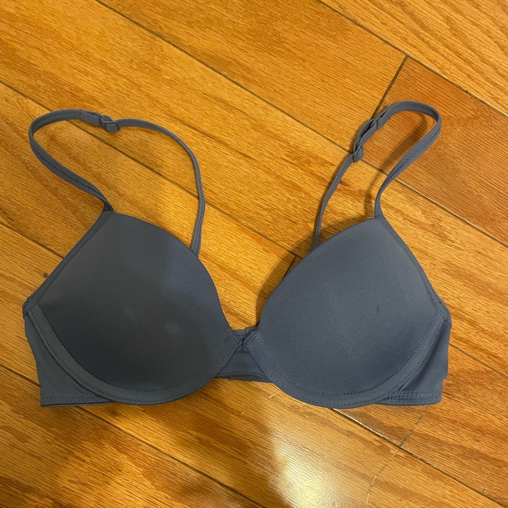 blue bra